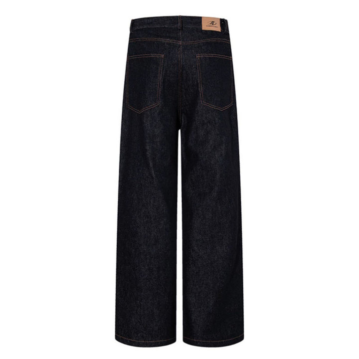 Women High-Waisted Wide-Leg Jeans with Utility Pocket Amarae
