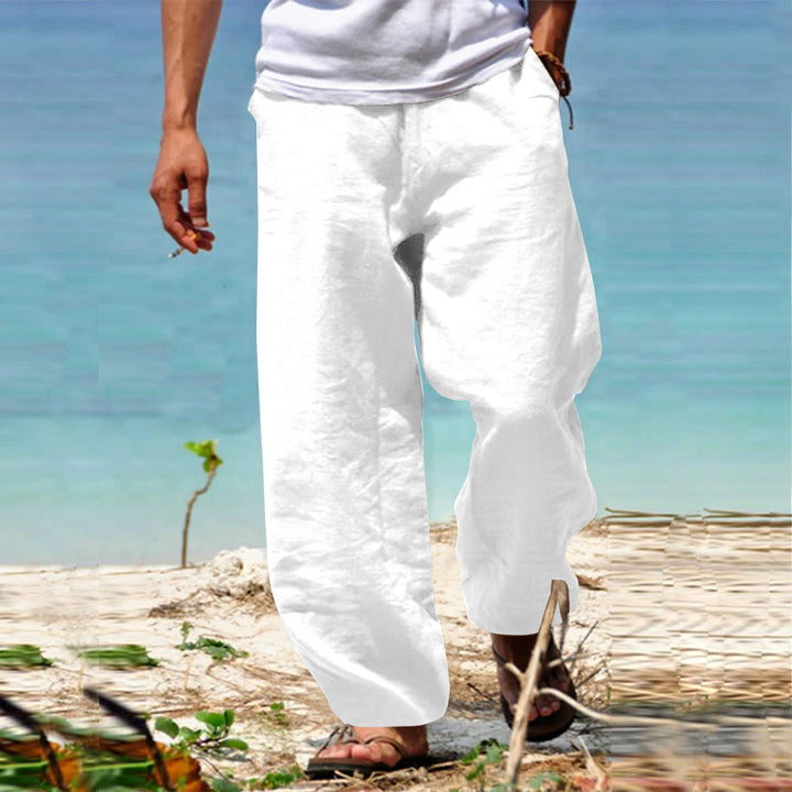 Light linen trousers for men Lune London