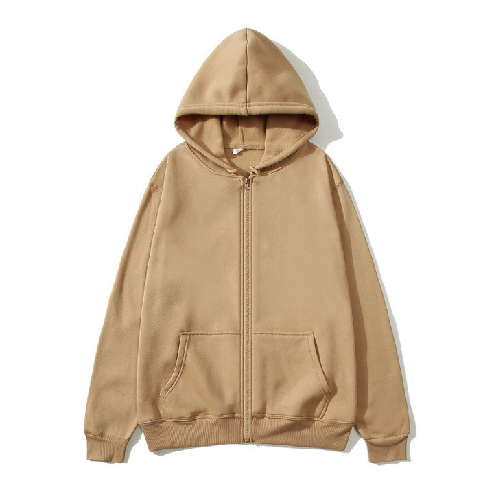 Ladies Fleece Hoodie with full zip and handy pockets Lune London