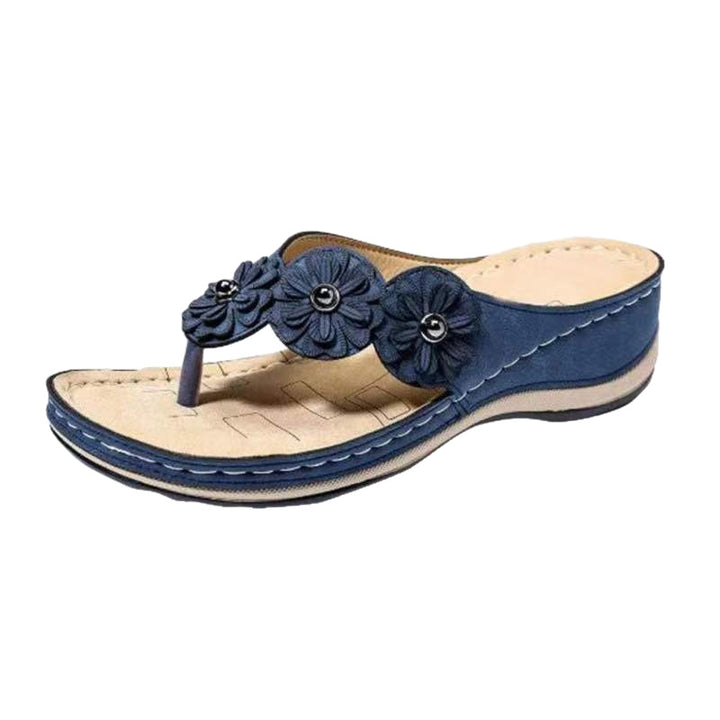 Lune London Floral Decor Patterned Women's Wellness Sandals