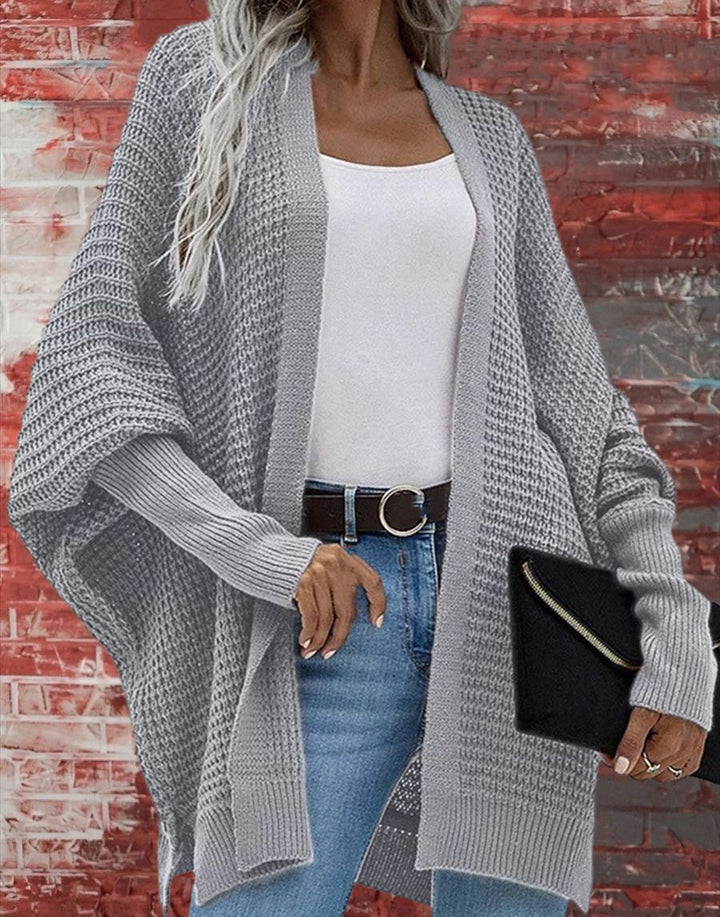 Knit coat for women with an open front closure and an airy cut Lune London