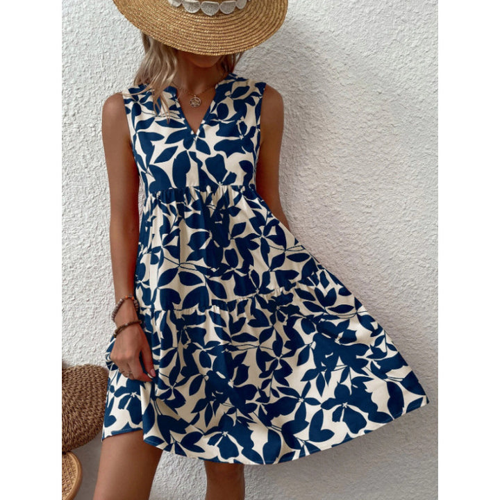 A-line layered flare dress for women Lune London