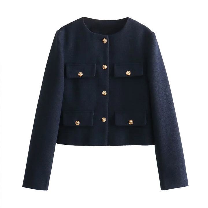 Veste mode femme avec poches appliquées Amarae