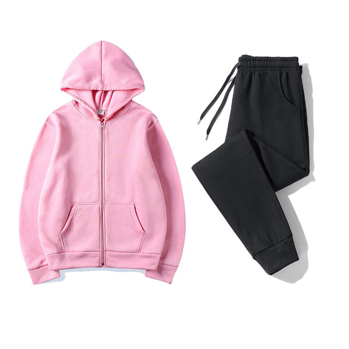Women's sporty hoodie set with practical zipper and elastic waistband Lune London