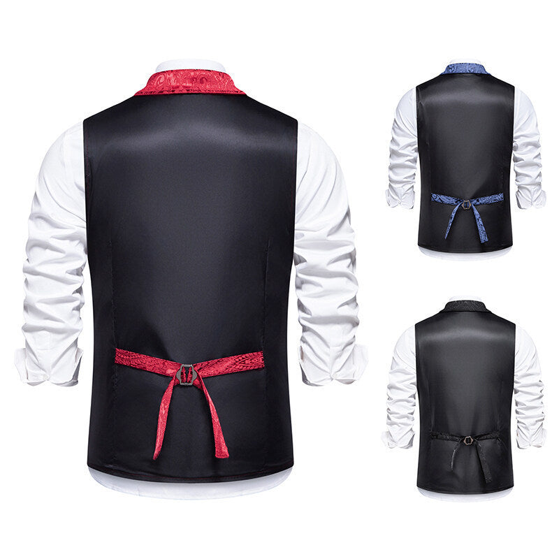 Elegant men's vest with intricate pattern and high-quality fabric Amarae