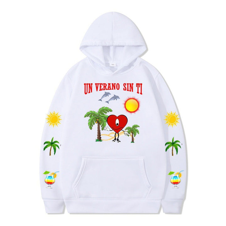 Women's hoodie with vibrant summer motif and comfortable fit Lune London