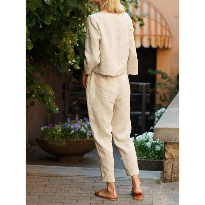 Dames Ensemble Élégant et Aéré Deux-Pièces Chic & Stil