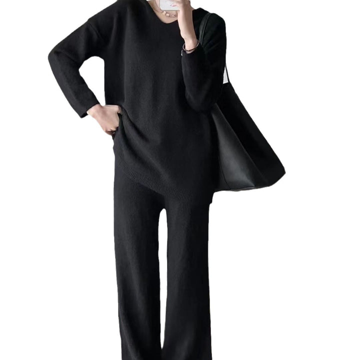 Ensemble Tricot Douillet Femme avec Coupe Ample et Design Élégant Chic & Stil