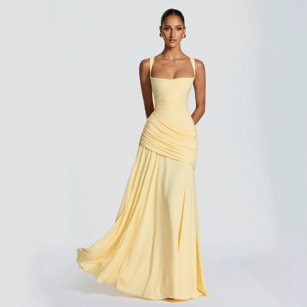 Women's Sheath Dress with Sophisticated Draping Amarae
