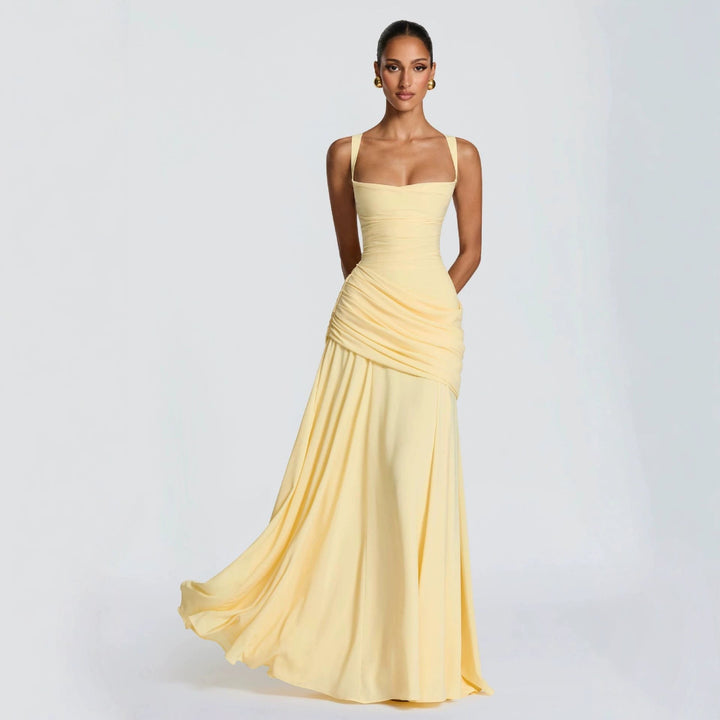 Women's Sheath Dress with Sophisticated Draping Amarae