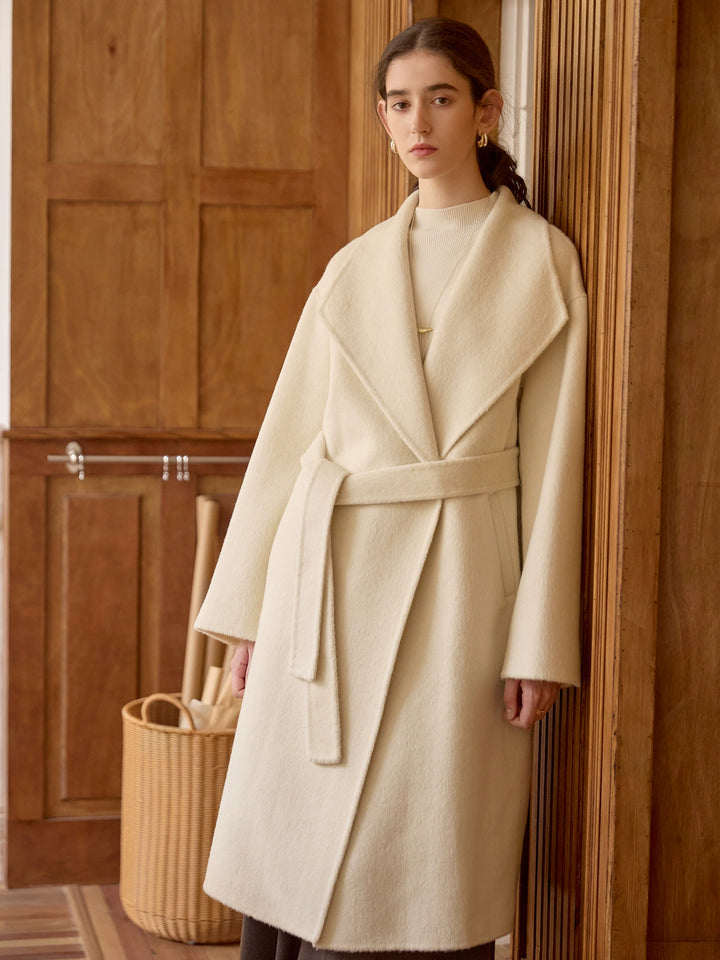 Lune London | Plus Size Long Coat Minimalist Wrap Design