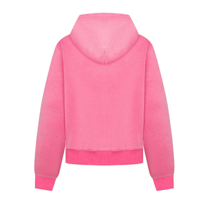 Ladies hooded sweat jacket in military style with decorative cords and metal buttons Amarae