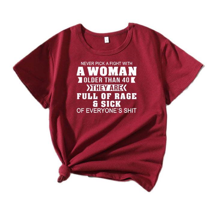 Women Comical Statement T-shirt Lune London