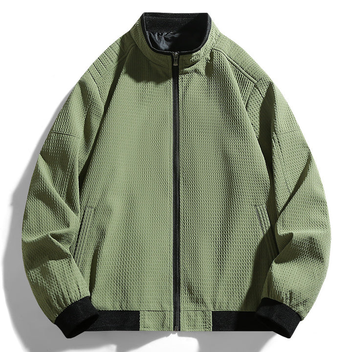 Versatile leisure jacket for men with textured surface Amarae