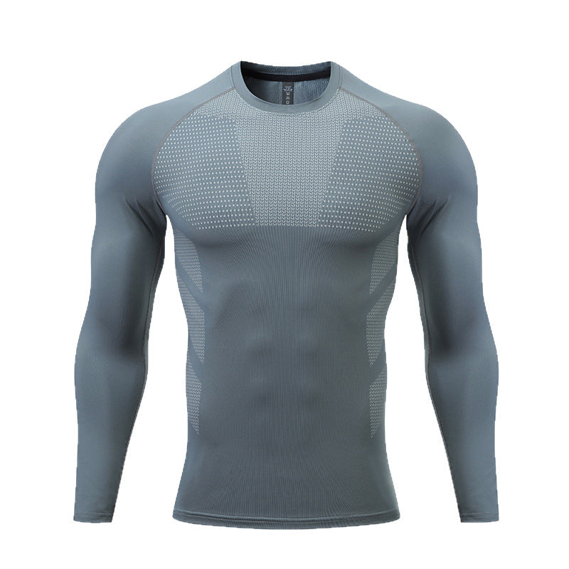 Men's Compression Long Sleeve Sports Shirt Lune London