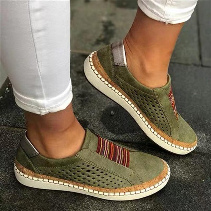 Women's Slip-On Sports Shoes Comfortable with a Breathable Surface Structure Lune London