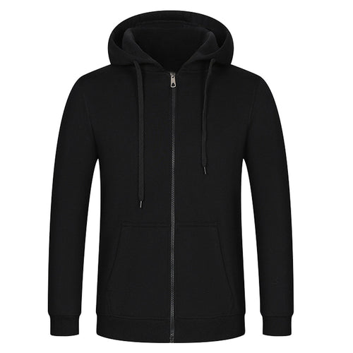 Men's zip-up hoodie with full zipper and practical pockets Amarae