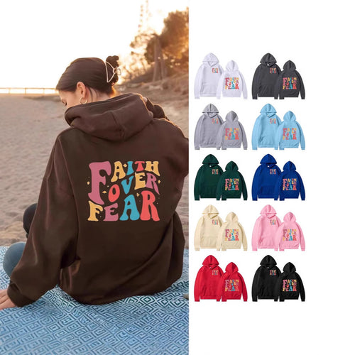 Women's Hoodie with Motivational Graphic Details Chic & Stil