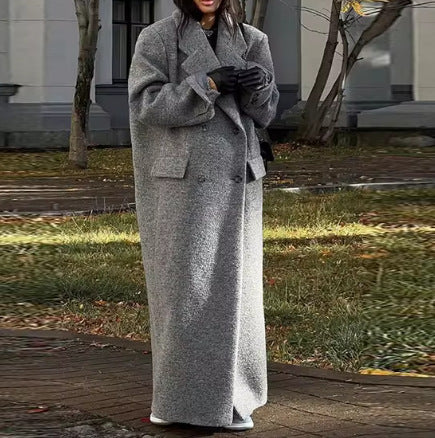 Ladies Oversized Wool Coat Amarae