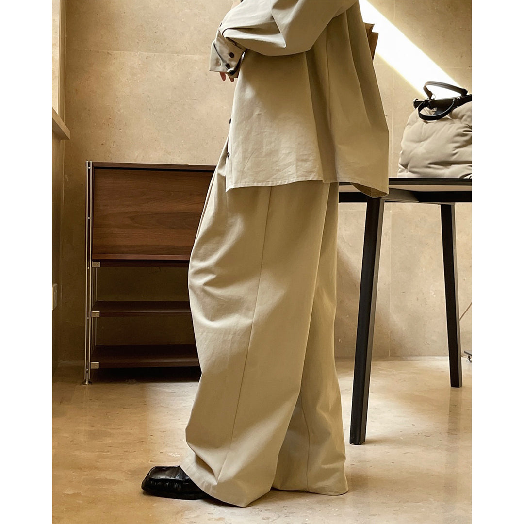 Women's High-Waisted Wide Pleated Balloon Baggy Pants Amarae