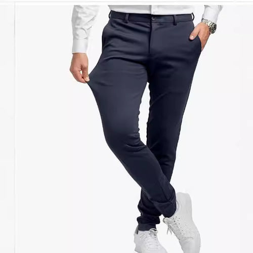 Slim-fit chinos for men with stretch content Amarae