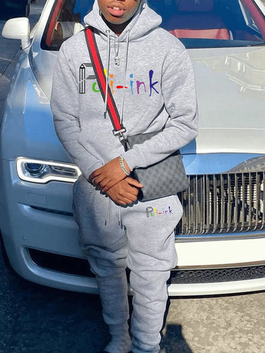 Women’s hoodie and jogger set with a colorful graphic design Amarae