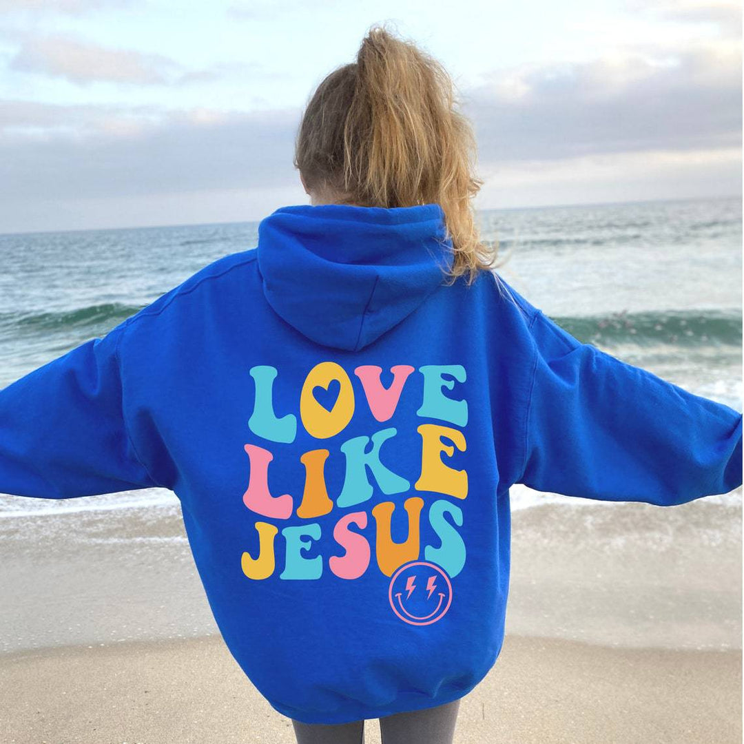 Women's Oversized Hoodie with Colorful Print Chic & Stil