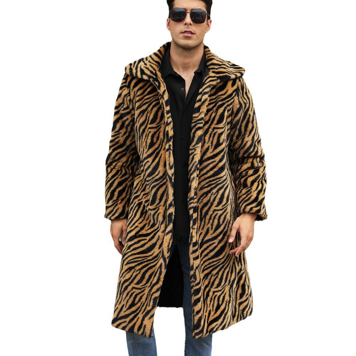 Trendy animal print coat for men Lune London