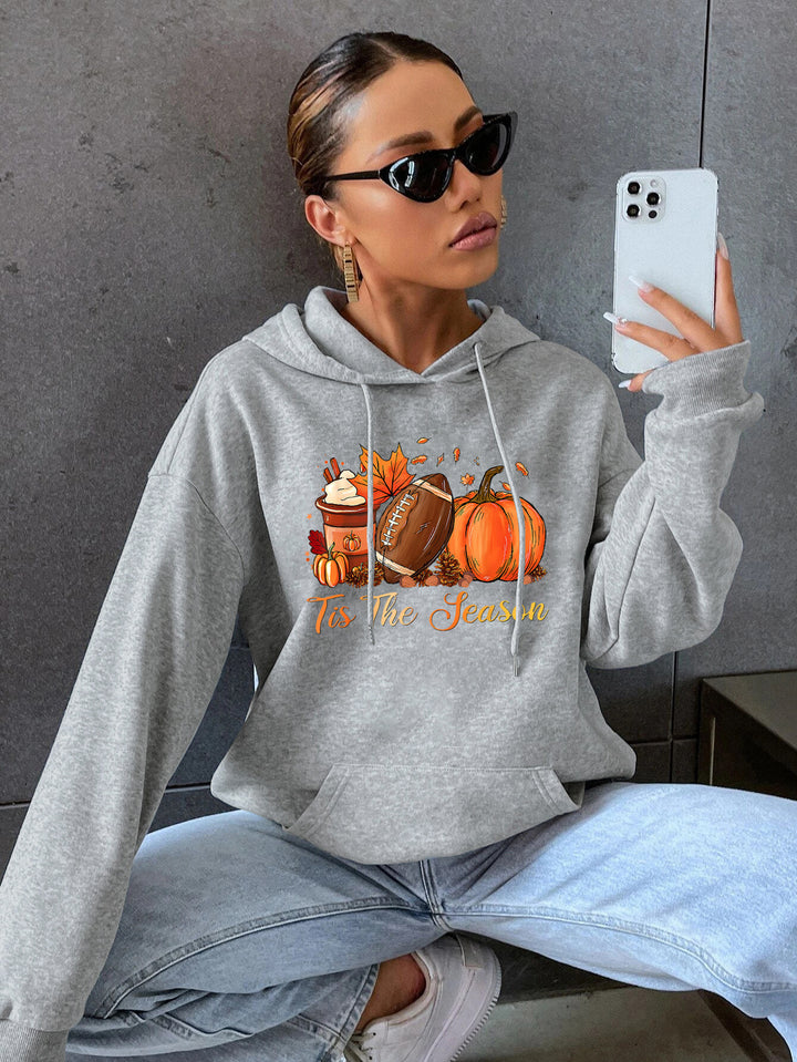 Women's hoodie with autumn motif and comfortable fit Lune London
