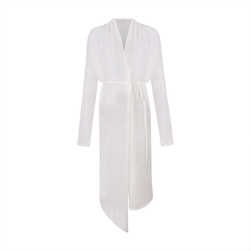 Lightweight kimono dress for women with belt Lune London
