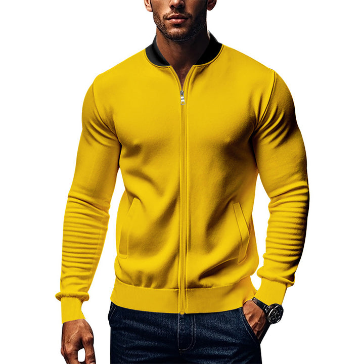 Sporty bomber jacket for men with high collar Lune London