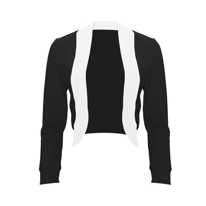 Women elegant blazer with contrasting inserts Lune London