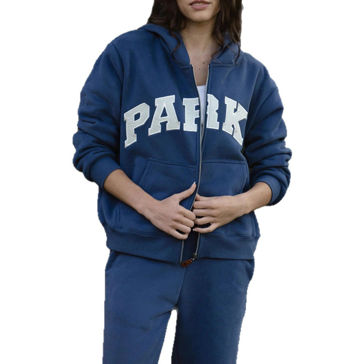 Women's hoodie with striking lettering and soft inner lining Lune London