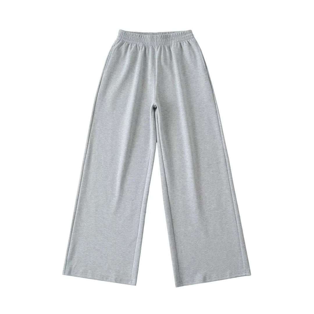 Wide jersey pants for women with elastic waist Lune London