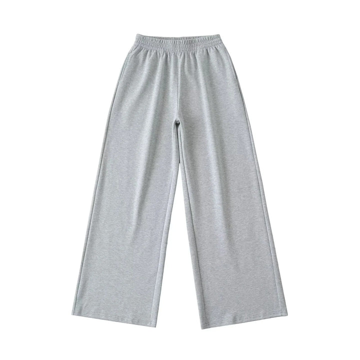 Wide jersey pants for women with elastic waist Lune London