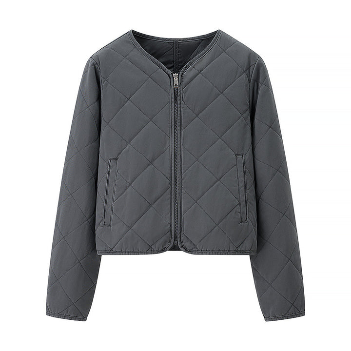 Quilted transition jacket for women with a convenient zipper and stylish pockets Lune London