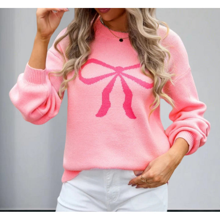 Sweatshirt Femme Surdimensionné avec Design de Nœud Moderne Chic & Stil