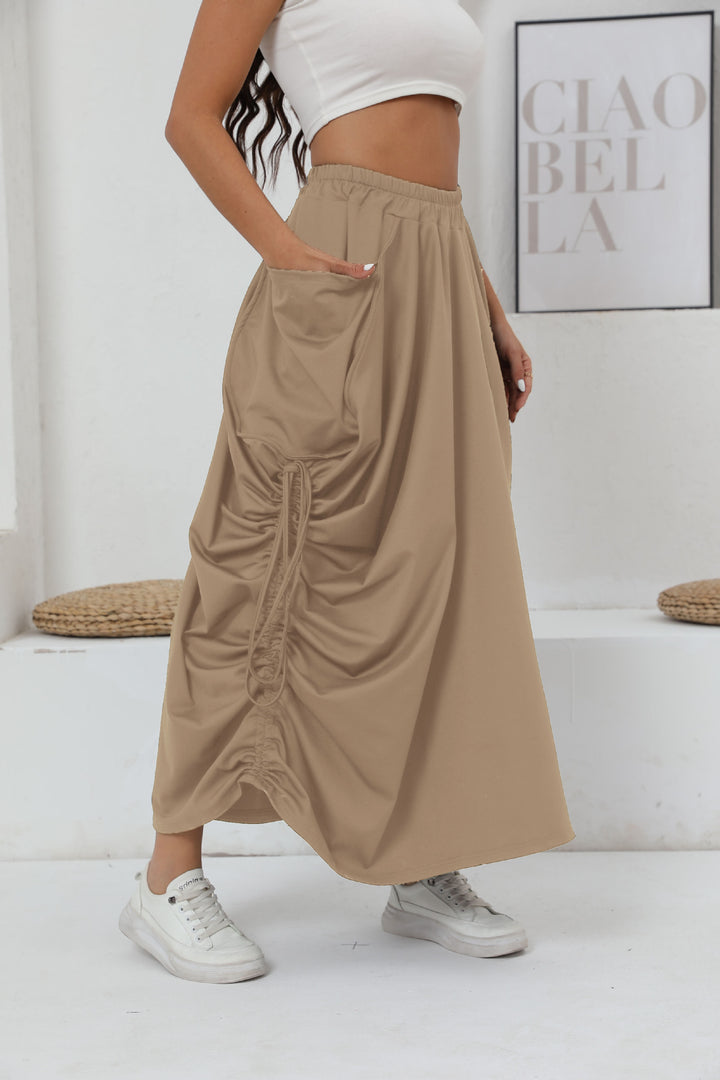Airy maxi petticoat for women with drawstring and pockets Lune London