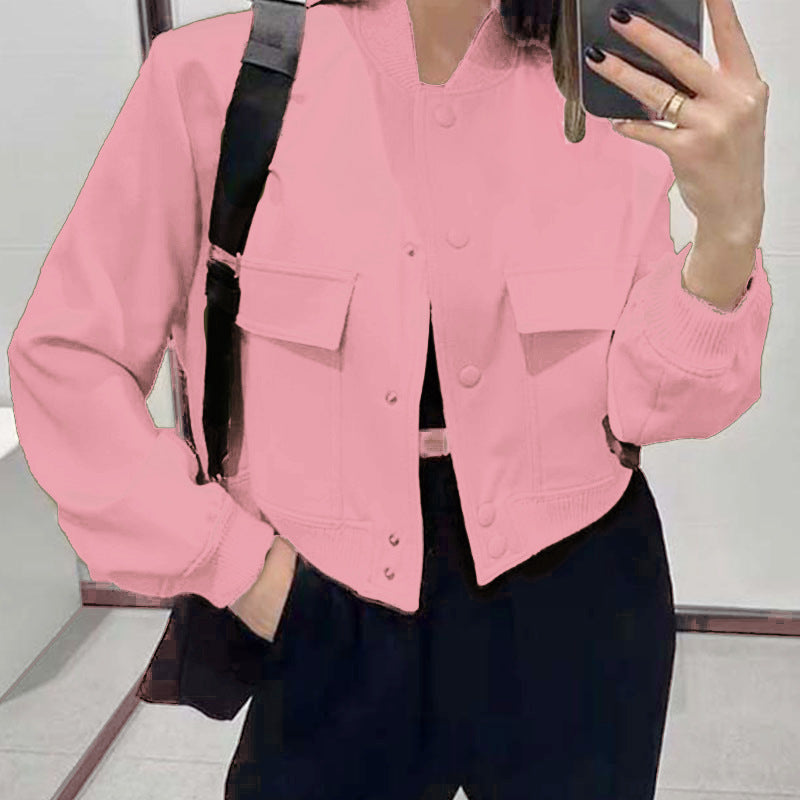 Veste Bomber imprimée artistique pour femmes Chic & Stil