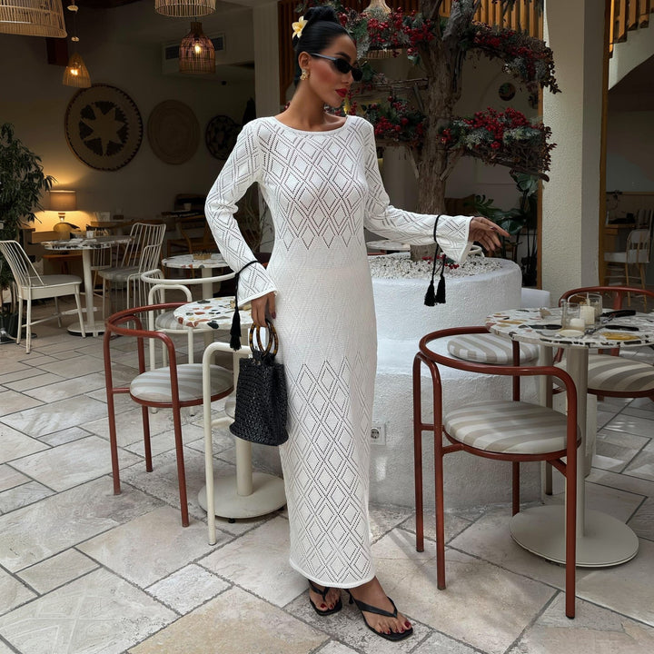 Maxi dress for ladies with elegant structure Lune London