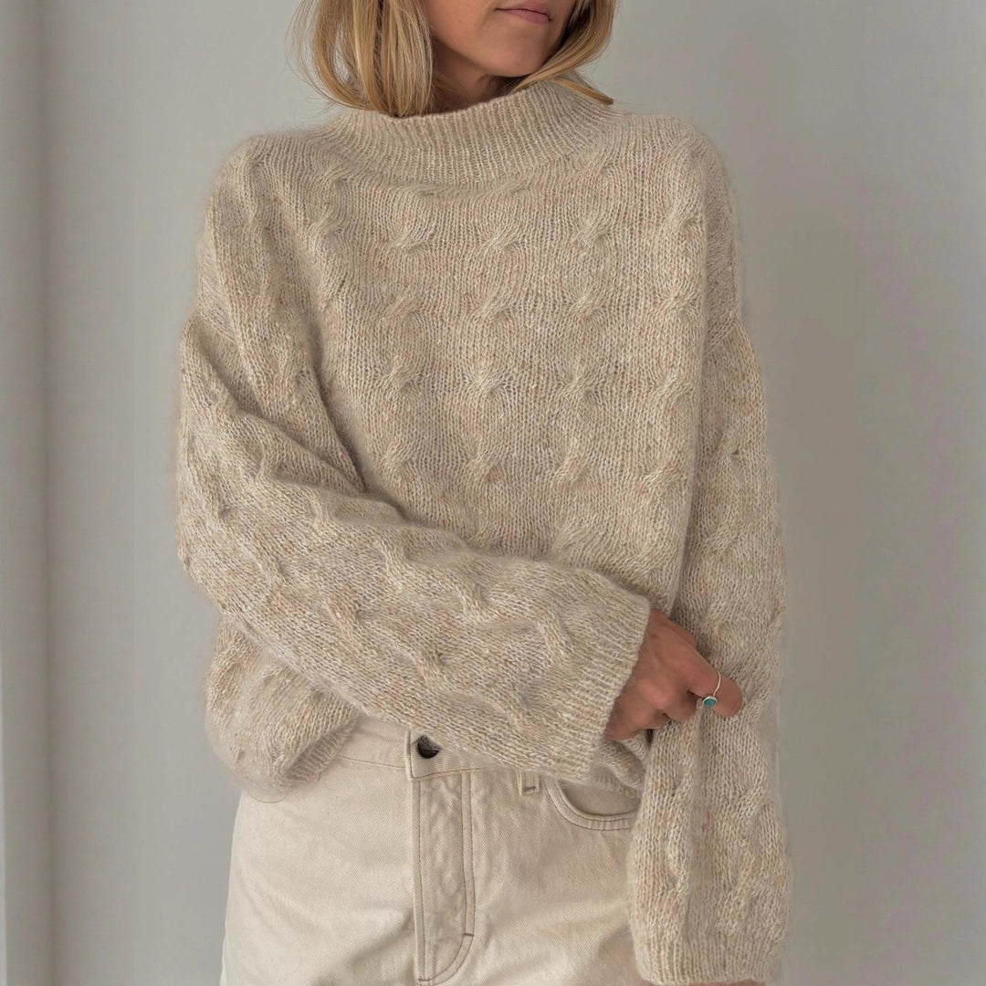 Ladies Chunky Knit Sweater Lune London