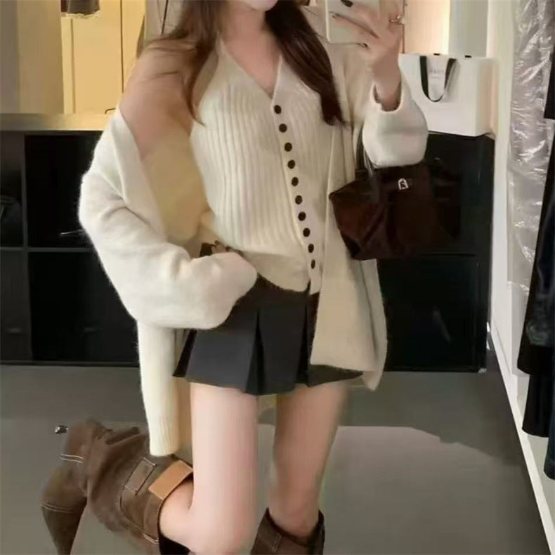 Cardigan Élégant pour Femme avec Détails de Bouton et Tissu Doux Chic & Stil