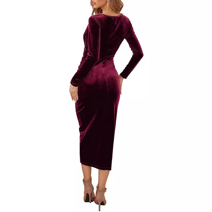 Wrap dress for women with a flattering cut and an elegant V-neck Lune London