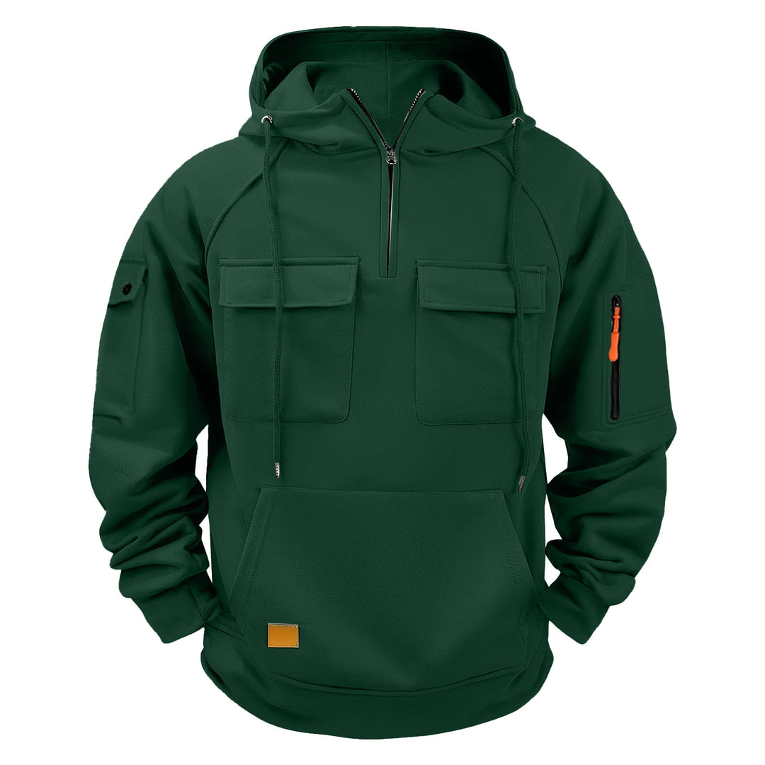 Men's hoodie with practical pockets and chic sporty design