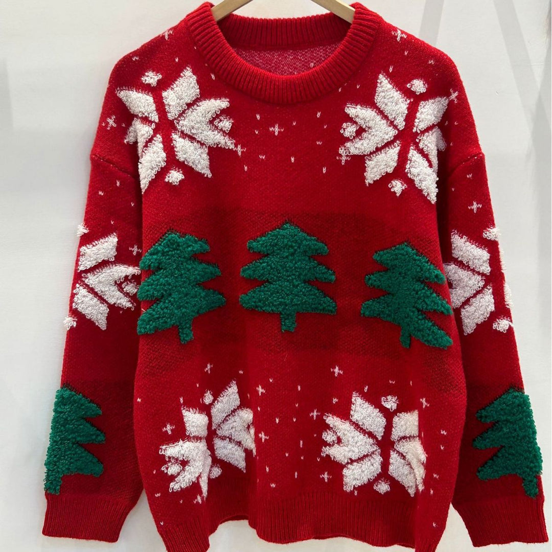 Lune London Christmas Knit Sweater for Women