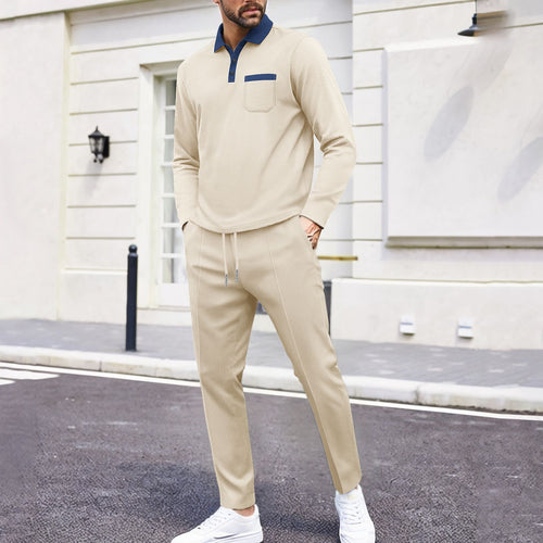Men's sporty leisure set with comfortable collar and practical pockets Amarae