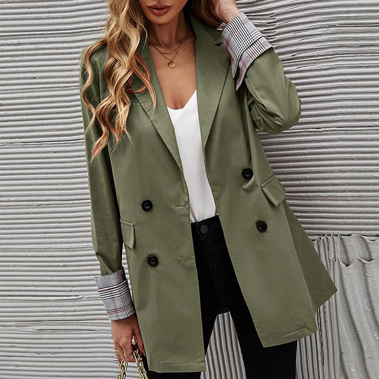Fashion jacket for women with double-breasted buttons and elegant details Lune London