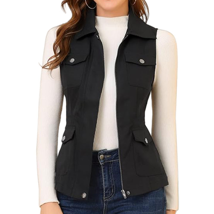 Functional camping jacket for women with pockets and zipper Lune London