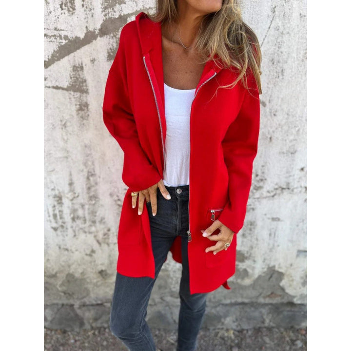 Ladies elegant jacket with zipper and pockets Lune London