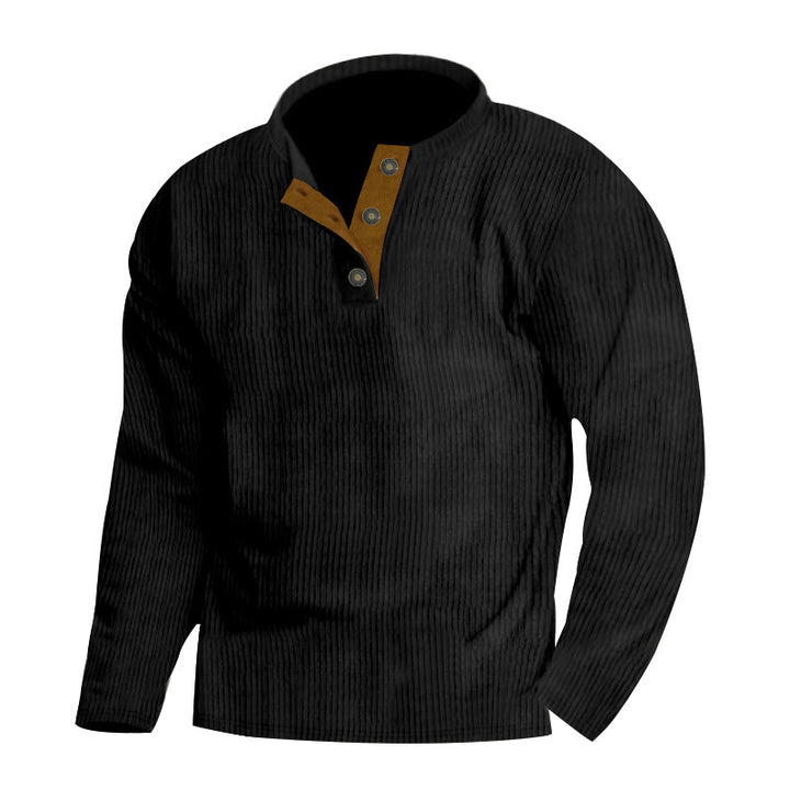 Comfortable knit sweater for men with an innovative button design and a soft material Lune London
